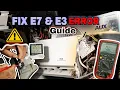 Aux Mini Split AC E3 E7 Error Tracing Guide Quick Fixes You Can Do