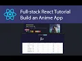 Anime App React Tutorial - App Demo