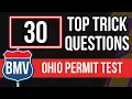 BMV Ohio Permit Test 2026 30 Top Trick Questions