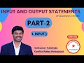 17 Understanding input in Python-2 Python Basics Explained