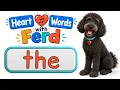 THE Learn Heart Words with Ferd Irregular Sight Words Fun Phonics Songs for Kids