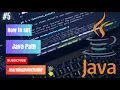 How to set java path
