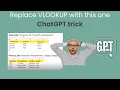Replace VLOOKUP with this one ChatGPT trick Excel automation