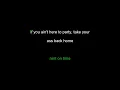 Chunky by Bruno Mars - Karaoke with BACKING VOCALS