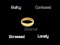 Divorce with typography gif