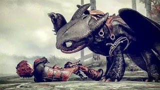 Toothless and Hiccup GIF