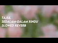 Lagu Tajul - Sedalam dalam rindu | Slowed reverb