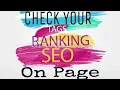How To Check The Google Page Rank Of Any Website - 2017 Easy Page Ranking