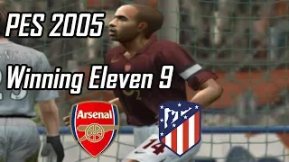 winning eleven 9 arsenal vs a madrid pro evolution soccer 2005