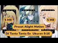 Download Lagu Preset AM DJ Tenang Aja X Tanta Tanta Ee 🎵🎧 #jjalightmotion#presetalightmotion#preset5mb