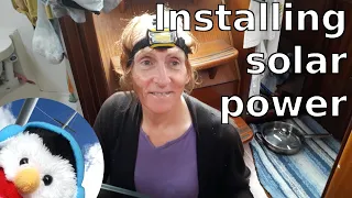 Installing solar on our boat – Sailing Wales – Liverpool to Conwy – Ep. 105