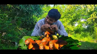 Eat food in simple life, Roast pork with salt and pepper delicious