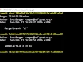 How to view commit history in one line in git