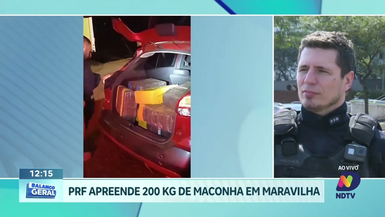 Grande Oeste: Polícia Apreende Quase Uma Tonelada de Maconha