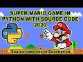 Super Mario Game In Python source code Python Programming