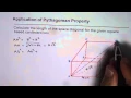 Pythagorean Application to Calculate Space Diagonal in Rectangular Prism