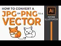 How to convert an Image to Vector in illustrator with Image Trace