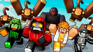 SURVIVE A MILLION MONKEYS...
