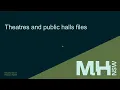 Theatres and public halls files