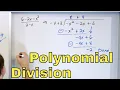 05 - Polynomial Long Division