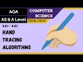 46 AQA A Level 7516-7517 SLR6 - 4 4 1 Hand-tracing algorithms