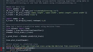 Classification Models With Python Iris Data Training Then Testing by Dr A
