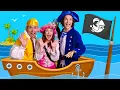 Lagu Here Come the Pirates - Kids Songs 🏴‍☠️🦜 Pretend Play