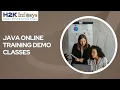 Java Online Training Demo Classes J2EE Course Tutorials by H2K Infosys Java Programming Courses
