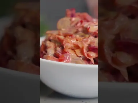 Это САМЫЙ вкусный САЛАТ, который я пробовала в последнее время! Без преувеличений! Салат «Борщевой»
