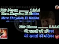 Mere Khayalon Ki Malika Karaoke With Scrolling Lyrics | Josh (2000) | Abhijeet Bhattacharya