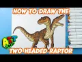 How to Draw a Two Headed Raptor Jurassic World Rebirth