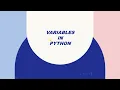 Understanding Variables in Python Session 6 1
