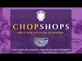 OPUS Chapter Planning Chapter Operations Workshop 2025-2027