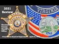 Chesterfield County Sheriff s Office Annual Update - BOS Meeting