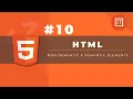 HTML Tutorial Non-Semantic Semantic Elements Web Development Filipino Tagalog