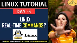 Linux Command Line For Beginners Linux Tutorial Linux for Devops Linux Day 5 Devops Easy
