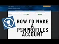 How To Make A PSNProfiles Account Tutorial