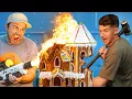Engineer vs Pro Chef - Extreme Gingerbread House Contest