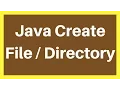 Java - How To Create File Or Directory In Java Using NetBeans With Source Code