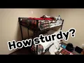 How sturdy are these bunk beds Allewie Twin