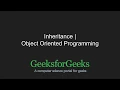 Python Programming Tutorial Object Oriented Programming in Python - Part 3 GeeksforGeeks