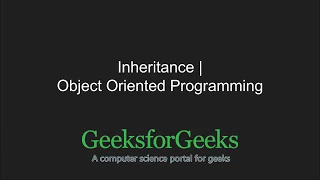 Python Programming Tutorial Object Oriented Programming in Python - Part 3 GeeksforGeeks