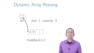 Dynamic Array Resizing Data structure algorithm 8th class