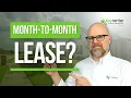 Pros and Cons of a Month-to-Month Rental Lease Agreement in Texas