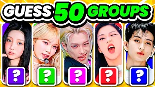 Download CAN YOU GUESS THESE 50 KPOP GROUPS [EASY - HARD]  ⚡️ Guess The Kpop Group - KPOP QUIZ 2024 MP3