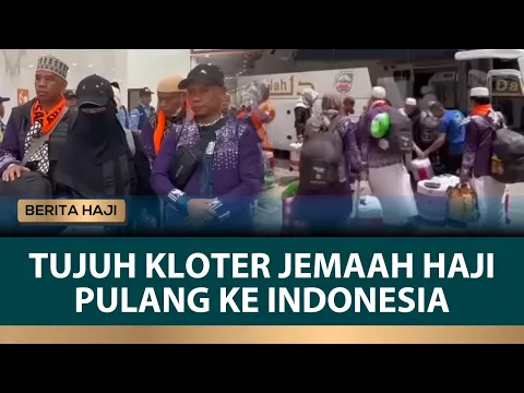 Tujuh Kloter Jemaah Haji Indonesia Pulang ke Tanah Air