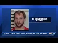 Man arrested for shooting flock cameras in Louisville park