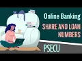 PSECU Online Banking Share Loan Numbers