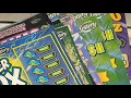 400 dollar mix of new and old Florida lottery scratch offs