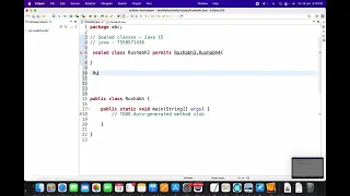 Sealed Classes - Java 15